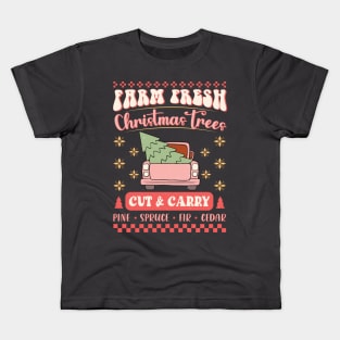 Farm Fresh Christmas Trees Kids T-Shirt